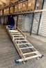 Drabina wolnostojąca jezdna z platformą oraz barierkami zabezpieczającymi  8 stopni  Krause Stabilo 127525